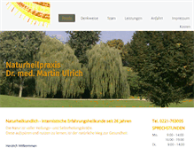 Tablet Screenshot of naturheilpraxis-dr-ulrich.de
